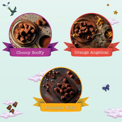 Monty Bojangles Taste Adventures Sortiment de ciocolată cu praf de cacao, 315 grame Bomboane de Ciocolata Naty Shop