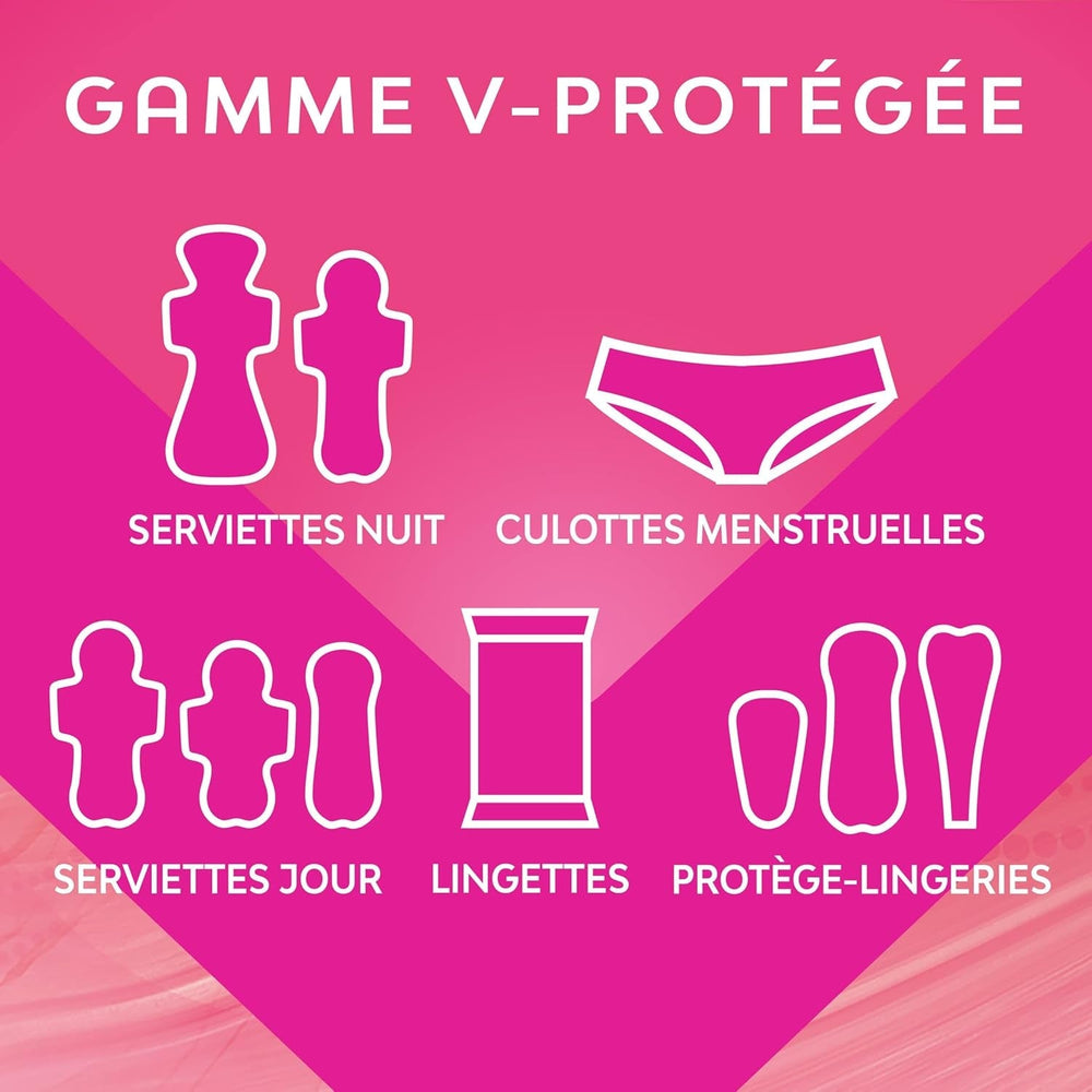 Serviettes Hygiéniques Ultra Régulières - Débit Modéré - 32 lingettes en sachet individuel