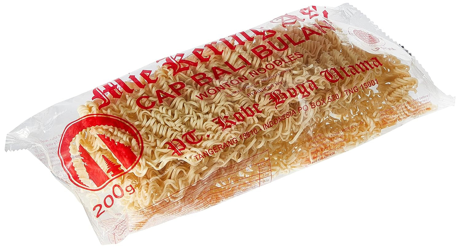 Mie Kering Nouilles Wonton Asli, 200 g