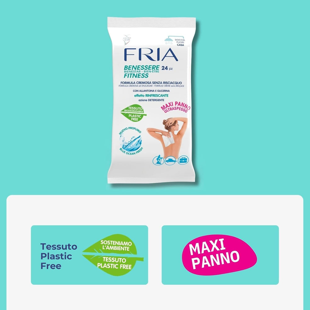 Lingettes pour le bien-être du corps 24 pièces