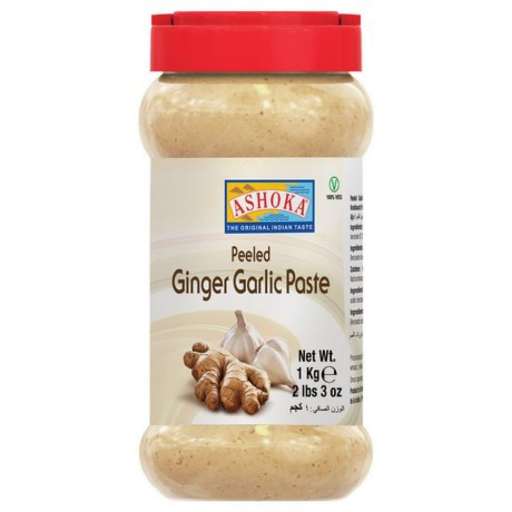 ASHOKA - Geschälte Ginger Knoblauch Paste - (1 X 1 KG)
