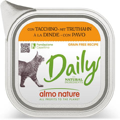 Almo Nature Daily - Nassfutter für Erwachsene Katzen - Poulet - 100 g, Packung mit 32