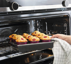 Tefal Creabake J3040104 Kuchenform, 9 Mulden, Antihaftbeschichtung, Austauschbar, Perfektes Backen, Kreative Und Leckere Rezepte, Nicht Compaible Mit Cake Factory, Creabake Moules et plaques à pâtisserie Naty Shop