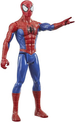 Marvel Titan Hero Series Spider-Man Action Figure, supererou înalt de 30 cm, cu membre mobile, compatibil cu alte jucării Spider-Man, pentru copii de peste 5 ani Action figures Naty Shop Singur Spider-Man