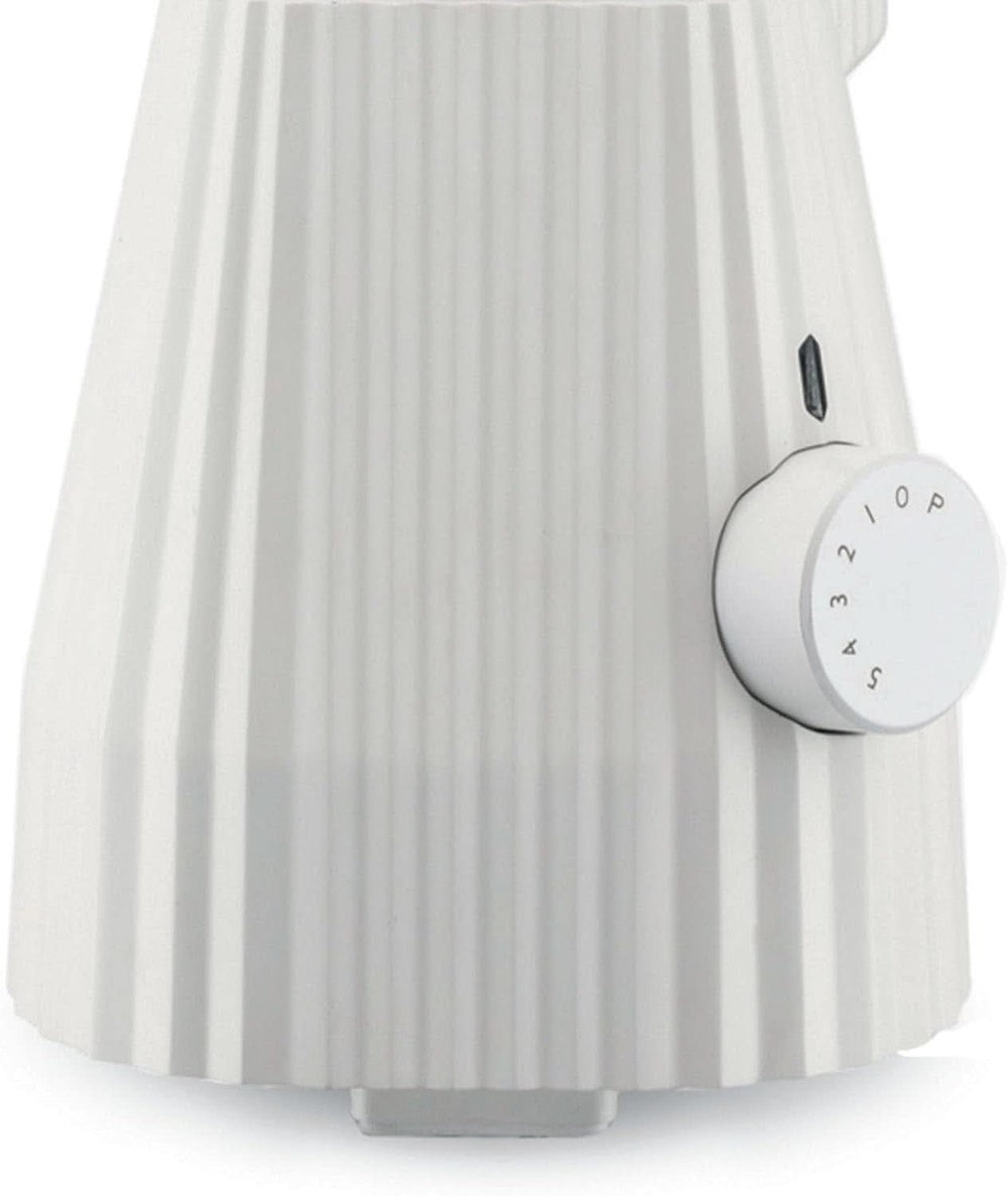 Alessi Plissé MDL09 W - Mixeur avec carafe graduée, résine thermoplastique, Cuisine Naty Shop