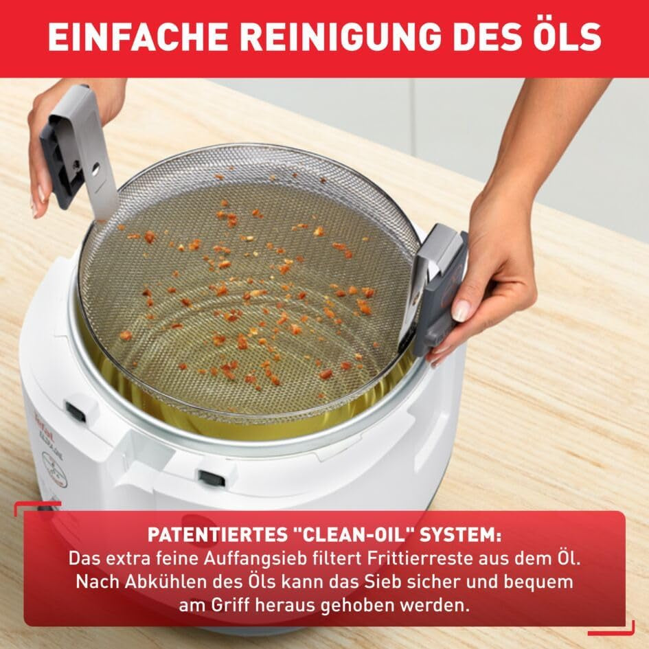 Friteuse Tefal FF1631 Filtra One, 1 900 W, capacité 1,2 kg électroménager Naty Shop