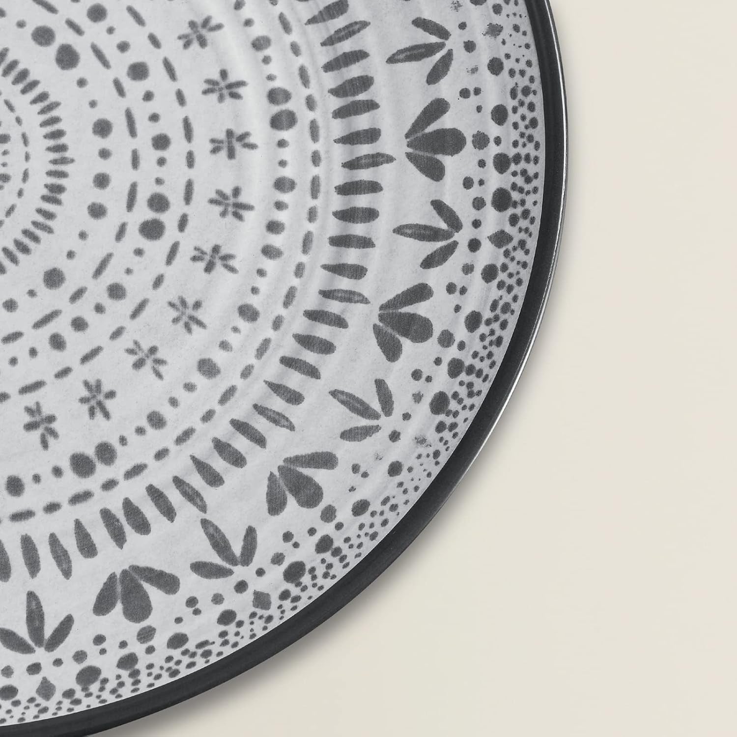 Ensemble de couverts de camping en mélamine 24 pièces pour 8 personnes – Ensemble d'assiettes et de couverts en mélamine, parfait pour les camping-cars, les fêtes dans le jardin et les fêtes sur la terrasse