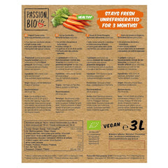 Jus de carotte bio - A base de carottes allemandes et hollandaises, 3 litres Boissons non alcoolisées Naty Shop