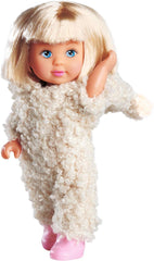 Simba Evi Love Cute Teddy, poupée de jeu en plein air Teddy Onesie, 12 cm, à partir de 3 ans