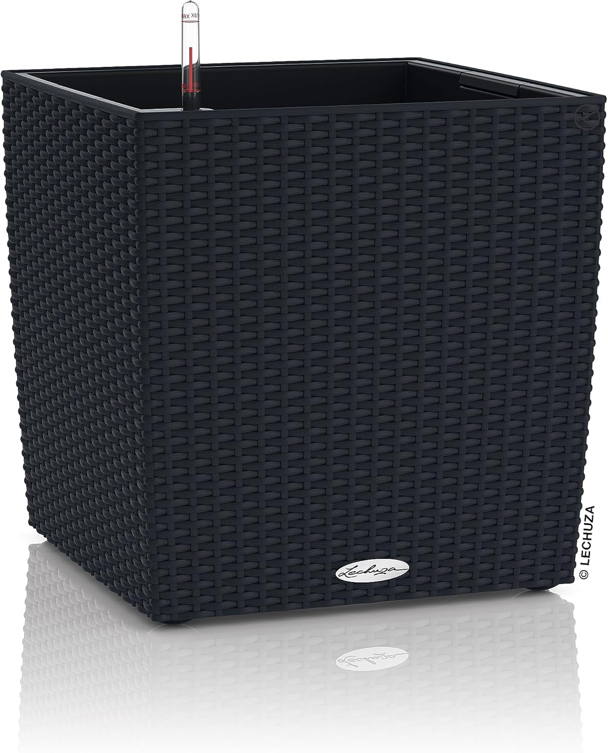 LECHUZA CUBE Cottage 30 granit 15372