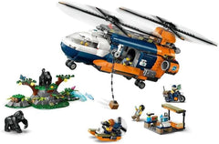 LEGO City Jungle Explorer Hélicoptère, coffret d'aventure pour enfants à partir de 8 ans, cadeau de Noël ou d'anniversaire pour enfants, 5 figurines et 3 gorilles 60437 Ensembles de construction Besuche den LEGO-Store