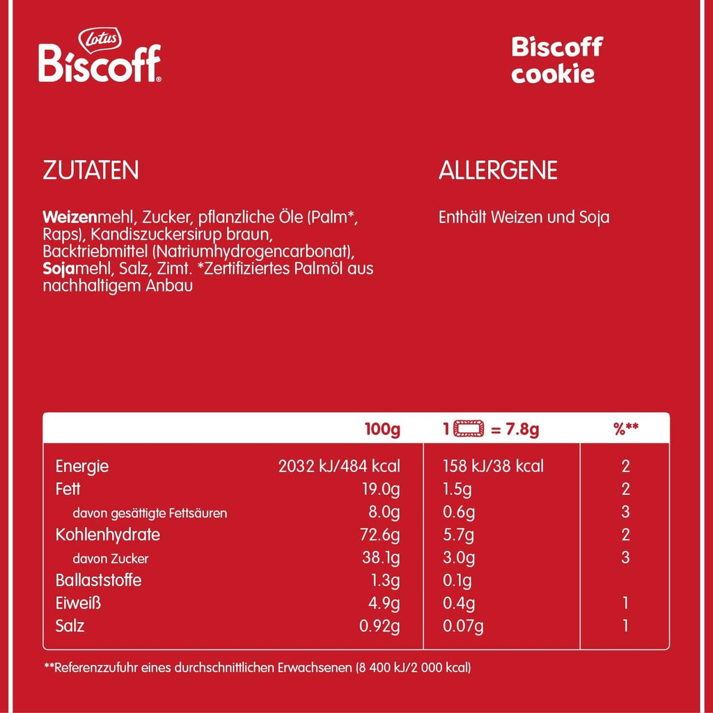 Lotus Biscoff | Biscuite caramelizate | Doar ingrediente naturale | Vegane | Fără coloranți sau arome artificiale adăugate | 2 kg