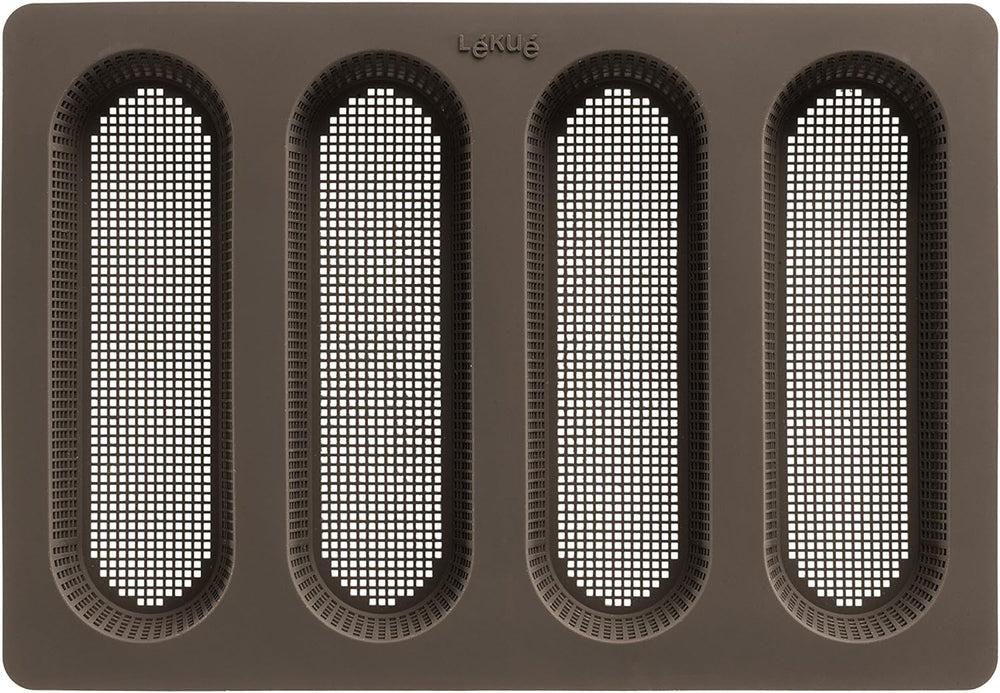 Lékué set à pain, silicone, marron, 30 x 25 x 15 cm (3000085SURM017)