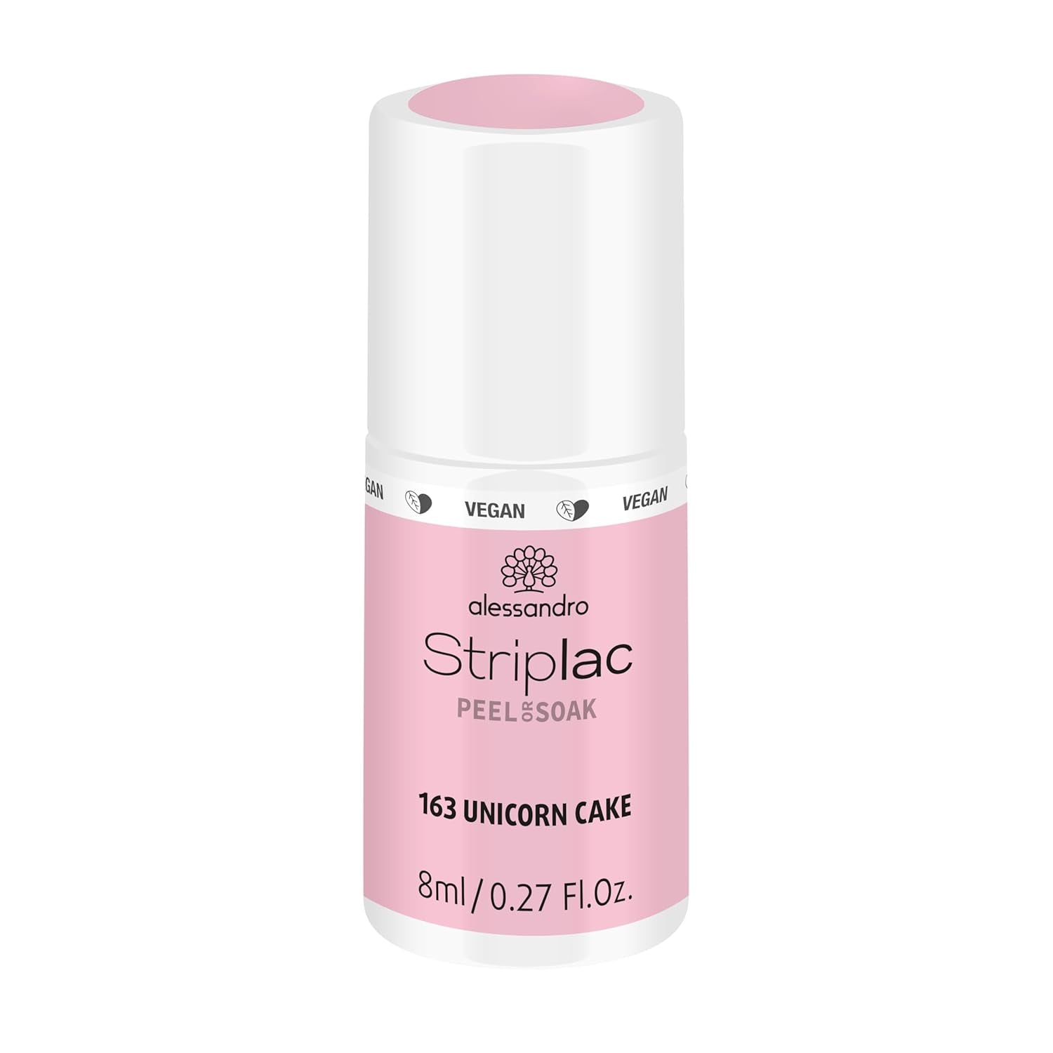 alessandro Striplac UV-Nagellack Lilly Billy – Doux et facile à utiliser – Application facile grâce à la technologie Peel-Off – Vegan et sans alcool – 8 ml