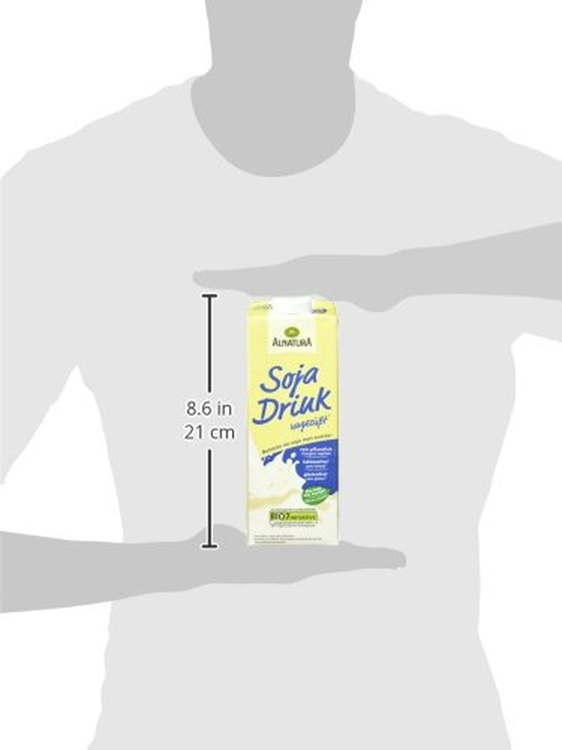 Bio Sojadrink, non graissé, sans gluten, sans lactose, végétalien, paquet de 8 (8 x 1 kg)
