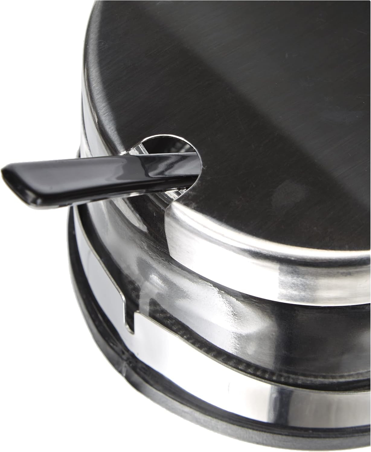 Shaker classique, 250 ml, avec cuillère, acier inoxydable, argent/transparent, 13 x 10 x 9 cm, 2 pièces