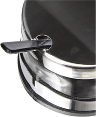 Shaker classique, 250 ml, avec cuillère, acier inoxydable, argent/transparent, 13 x 10 x 9 cm, 2 pièces