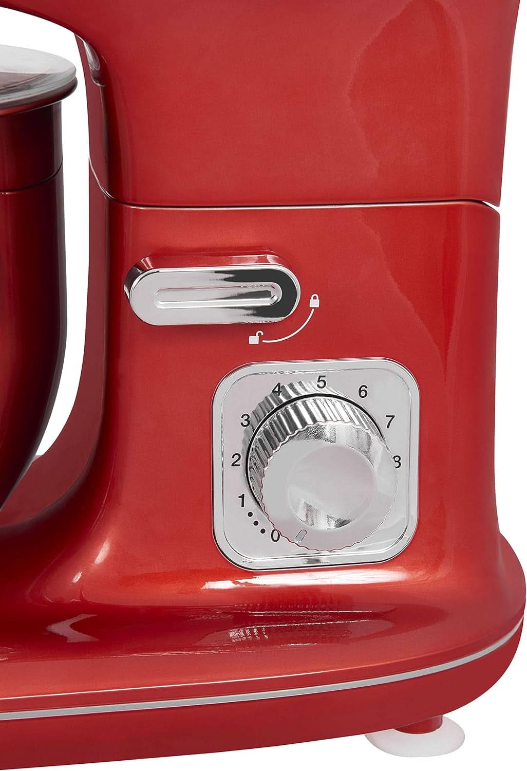 GUTFELS Machine à cuisiner KM 8102 Roi | Machine de cuisine | 1200 watts | Schneebesen | Rührhaken | Knethaken | 10 Étages | Pourriture | 5 L Schüssel Mère et Enfant Naty Shop