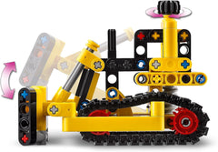 LEGO Technic Bulldozer lourd Jouet de construction Bulldozer Ajoutez à votre chantier de construction Jouet de construction pour enfants Cadeau technologique pour garçons et filles de 7 ans 42163 Ensembles de construction Besuche den LEGO-Store