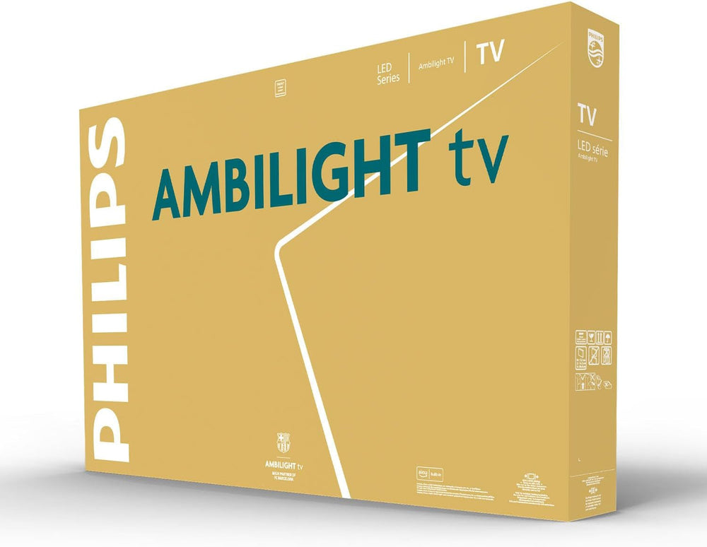 Televizor inteligent LED Philips Ambilight 43PUS8200 4K - ecran de 43 de inci cu Pixel Precise Ultra HD, Titan OS, Dolby Vision și sunet Dolby Atmos