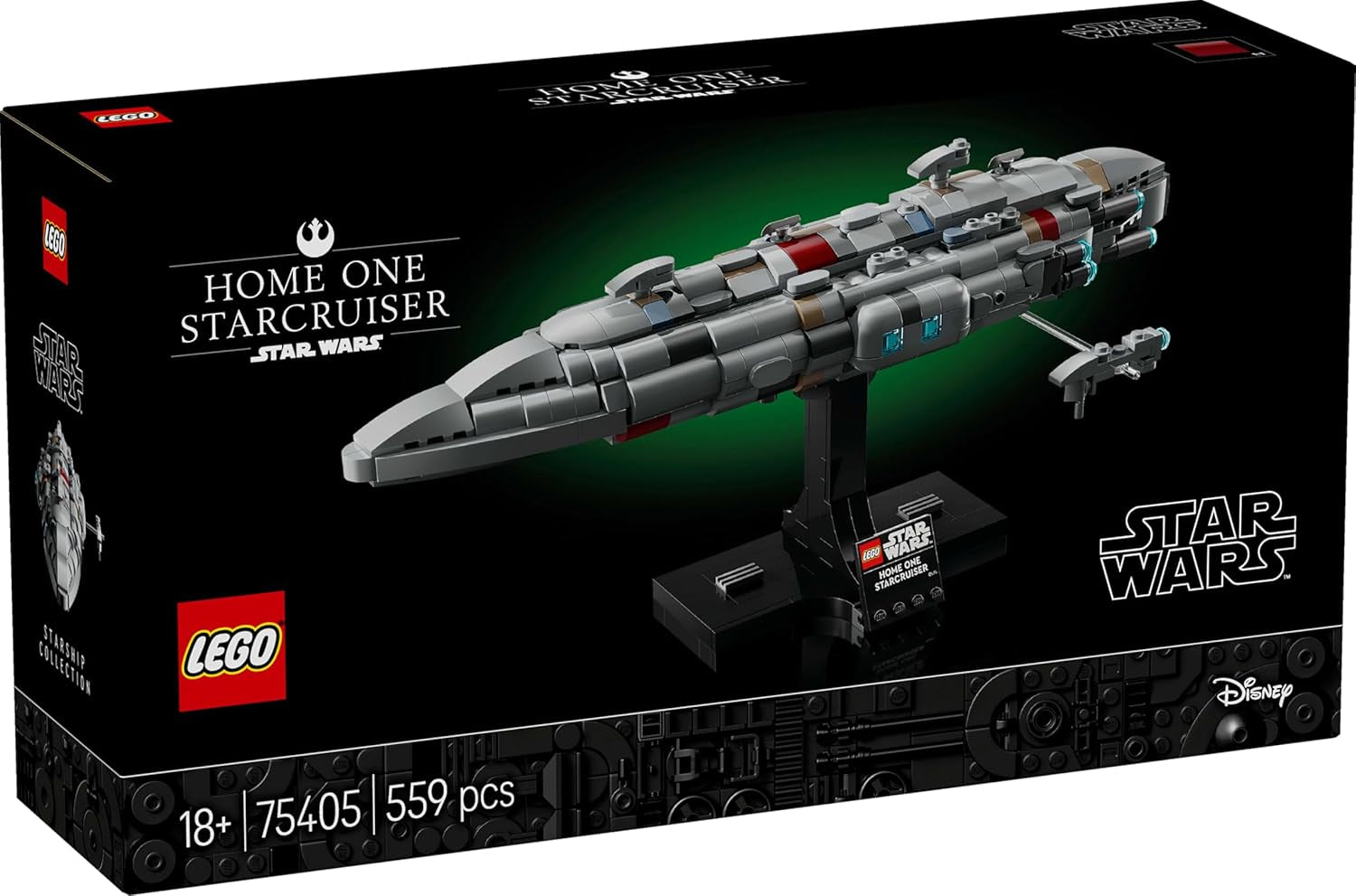 LEGO Star Wars 75405 Home One Starcruiser du Retour du Jedi - Modèle de vaisseau spatial - Ensemble fantastique et de collection à construire et à exposer - Cadeau pour les fans adultes et adolescents Jeux de construction Besuche den LEGO-Store