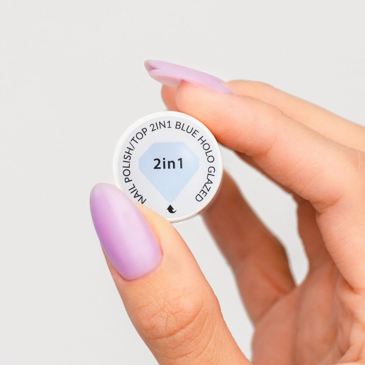 Vernis à ongles Semilac Top Classic BLEU HOLO GLAZED 7 ml