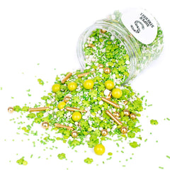 Super Streusel, Lucky Charms, Sprinkles de sucre vert, 90 grammes Sprinkles Naty Shop 90 grammes