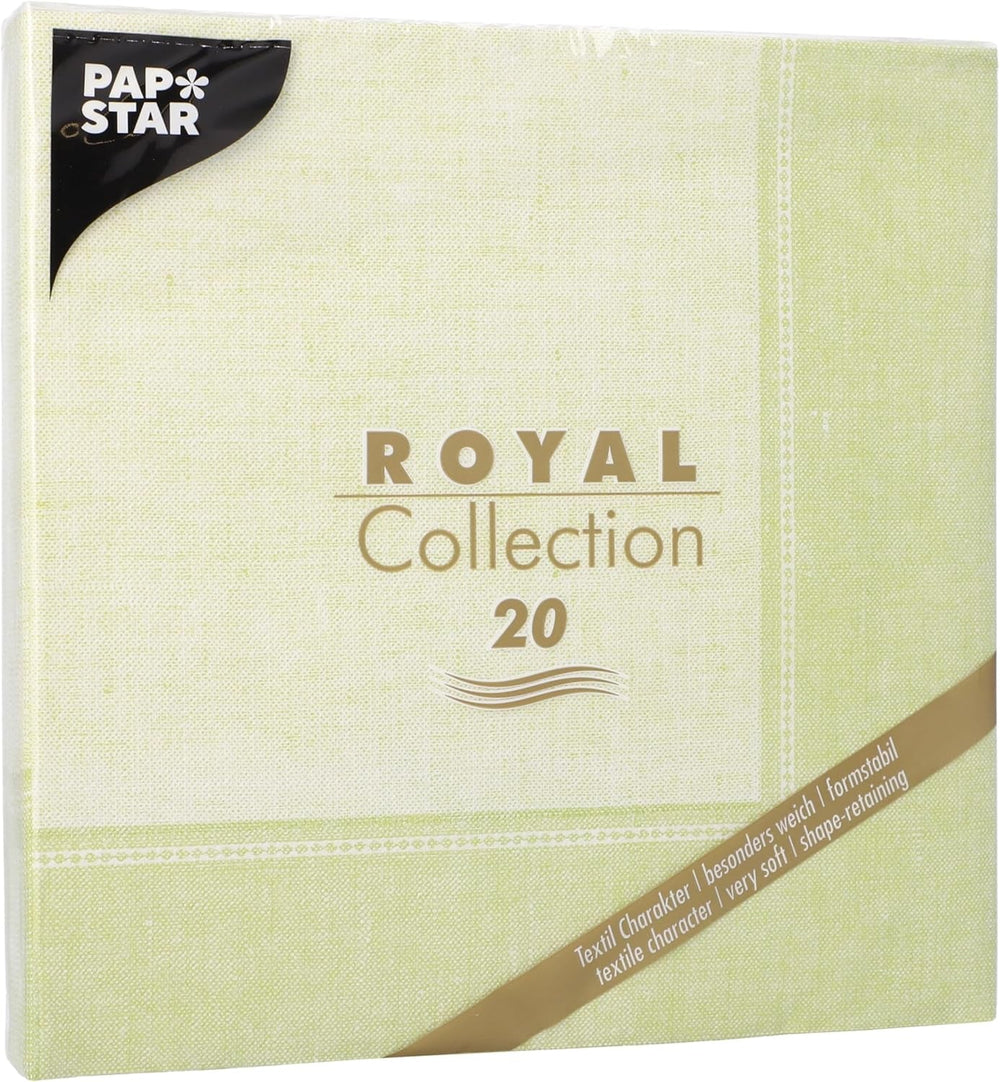 PAPSTAR 50 șervețele ROYAL Collection 1/4-fold 40 Cm X 40 Cm Pink Linum