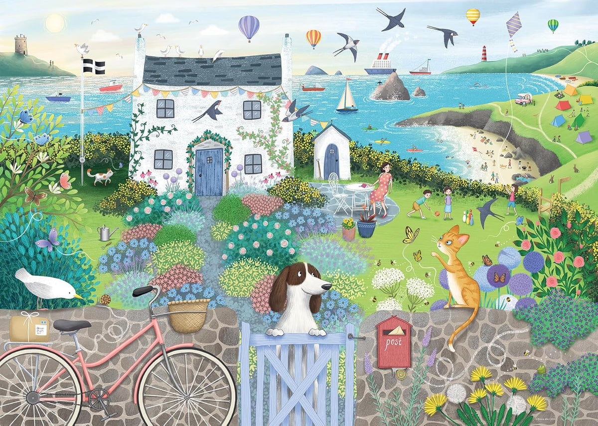 Ravensburger Puzzle 12001104 - Coastal Cottage- puzzle jigsaw 1000 piese pentru adulți și copii de peste 14 ani Puzzle Naty Shop Design nou