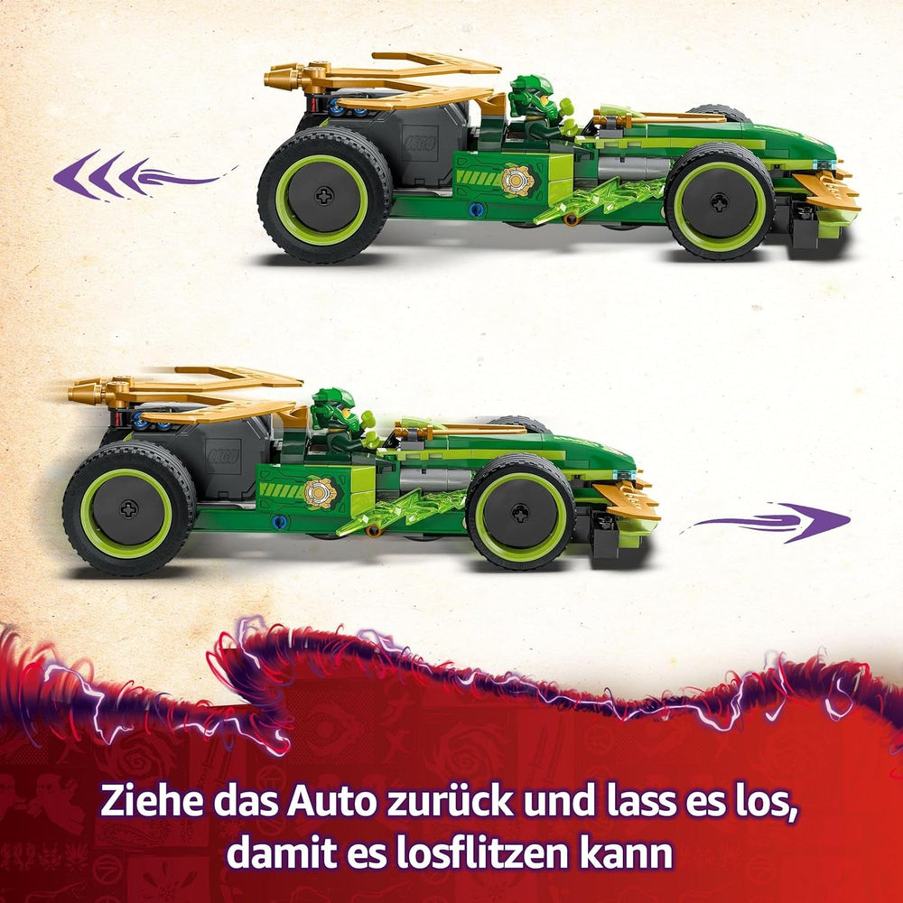 LEGO NINJAGO Lloyd's Action Speedster - Voiture de construction avec 2 figurines pour jouer un rôle, voiture de construction pour enfants - cadeau pour garçons et filles à partir de 7 ans 71828 Jeux de construction Besuche den LEGO-Store