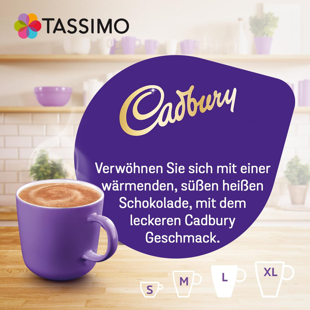Tassimo Kapseln Cadbury Kakao, 5 x 10 tampons, 50 Kakaokapseln