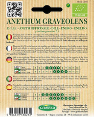 Dill ANETHUM GRAVEOLENS, ECBIO1107