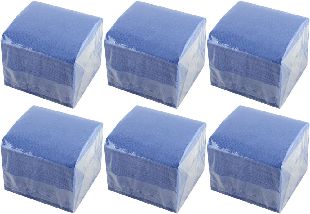 - 600 pièces Serviettes de Table, Bordeaux, papier jetable, Microstitch, 10 X 10 Cm (pliées) et 20 X 20 Cm (dépliées) - Idéales pour les événements traiteur, les bars et les fêtes