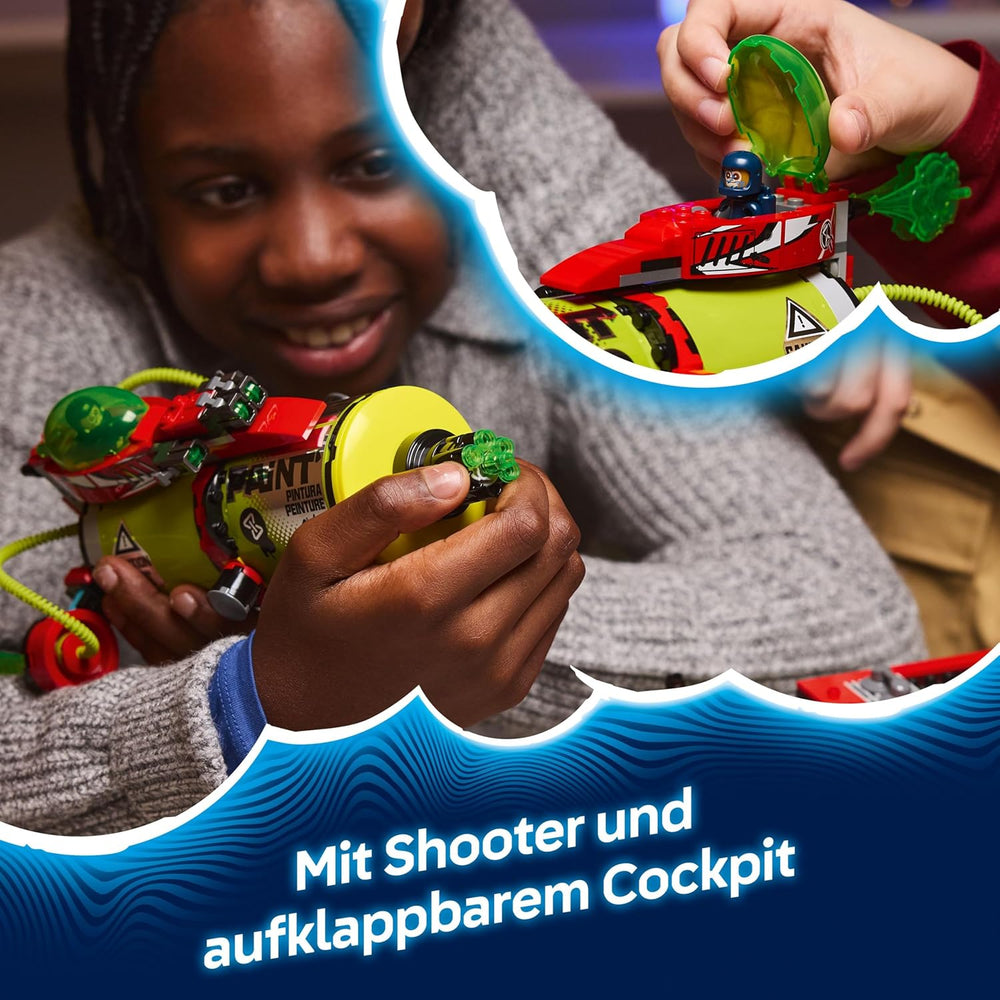 LEGO DREAMZzz Mateos Sprühdosen-Truck - Jeu avec 2 Baumodi, Boostern modulaires et 5 figurines, Daunter Cooper et Mr. Oz - Cadeaux pour les filles et les jeunes à partir de 9 ans - 71499