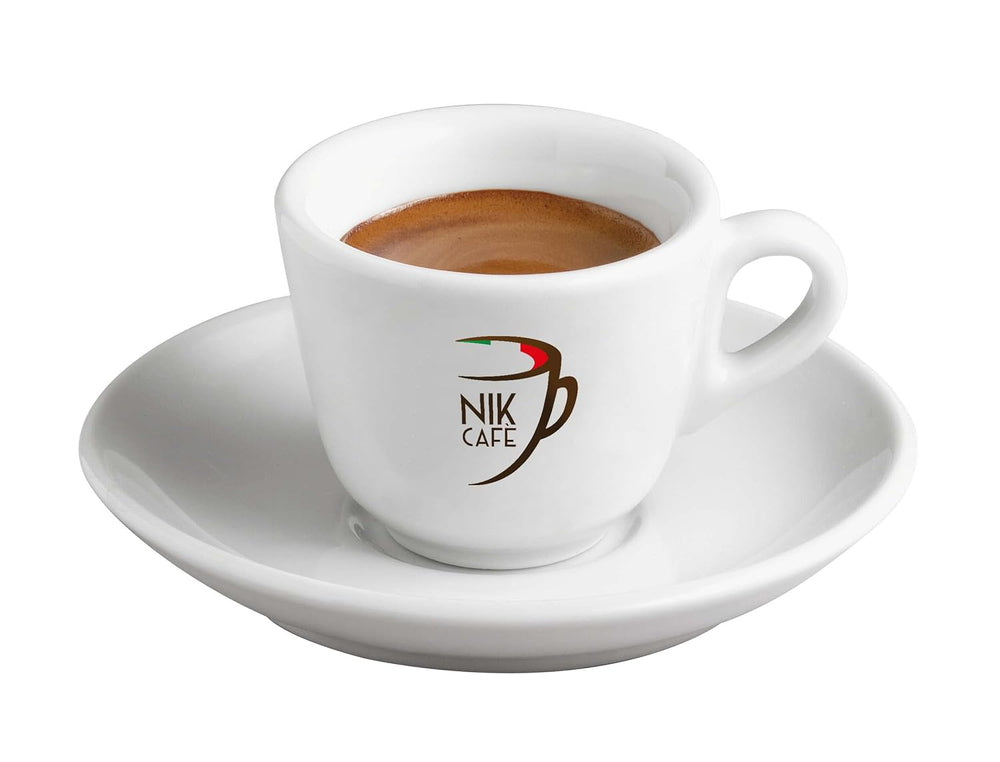 Nik Café Espresso Blend - Le vrai italien - Lauréat du World Food and Drink Award 2023 - Grains de café torréfiés, 1 kg