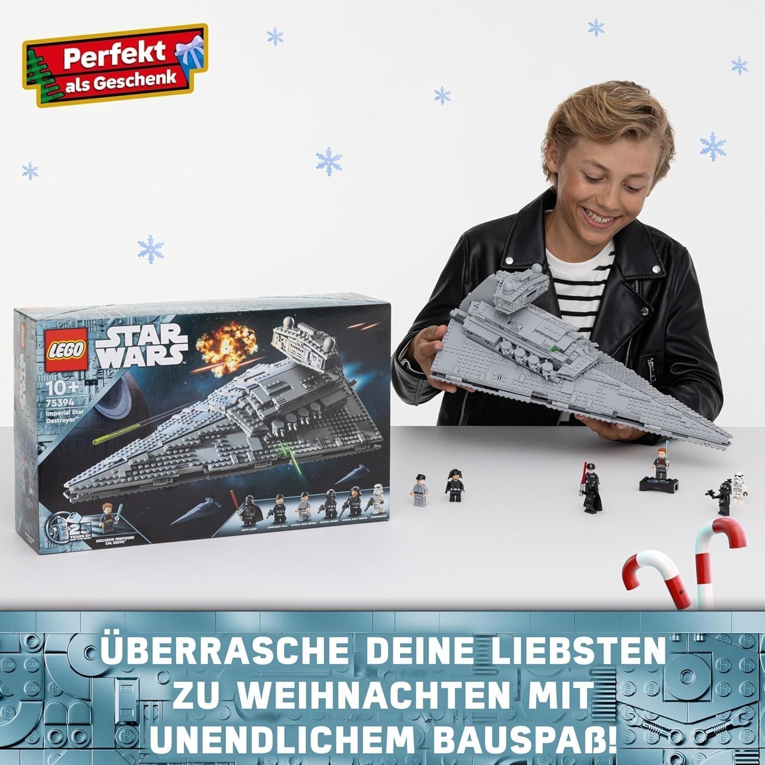 LEGO Star Wars Imperial Star Destroyer, ensemble de vaisseau spatial, jouet de construction, ensemble de jeu Dark Vador et Cal Kestis, cadeau d'anniversaire pour garçons, filles et fans 75394 Ensembles de construction Besuche den LEGO-Store
