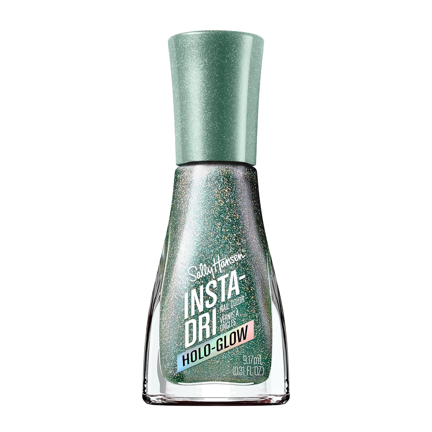 Insta-Dri Holo-Glow All That Shimmers Vernis à ongles facile à utiliser, longue durée, belles couleurs, facile à appliquer sur les ongles, sans éclats, 19 ml