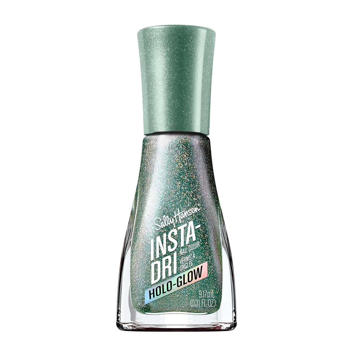 Insta-Dri Holo-Glow All That Shimmers Vernis à ongles facile à utiliser, longue durée, belles couleurs, facile à appliquer sur les ongles, sans éclats, 19 ml