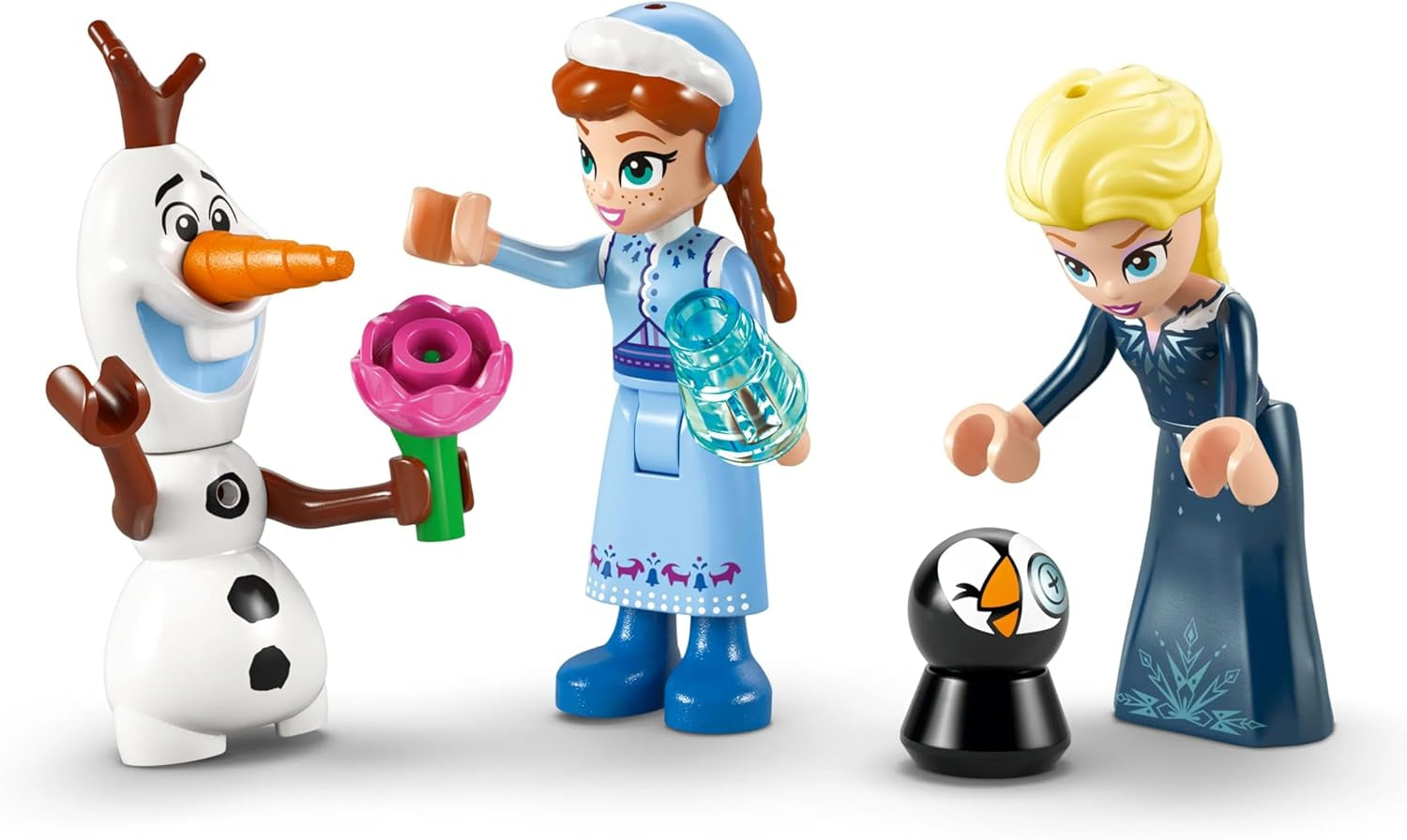 LEGO Ç€ Château d'Arendelle La Reine des Neiges Disney, jouet princesse avec ELSA, mini poupées Anna et Olaf et une figurine de pingouin, coffret de jeu fantastique, cadeau pour filles de 5 ans 43265 Ensembles de construction Besuche den LEGO-Store