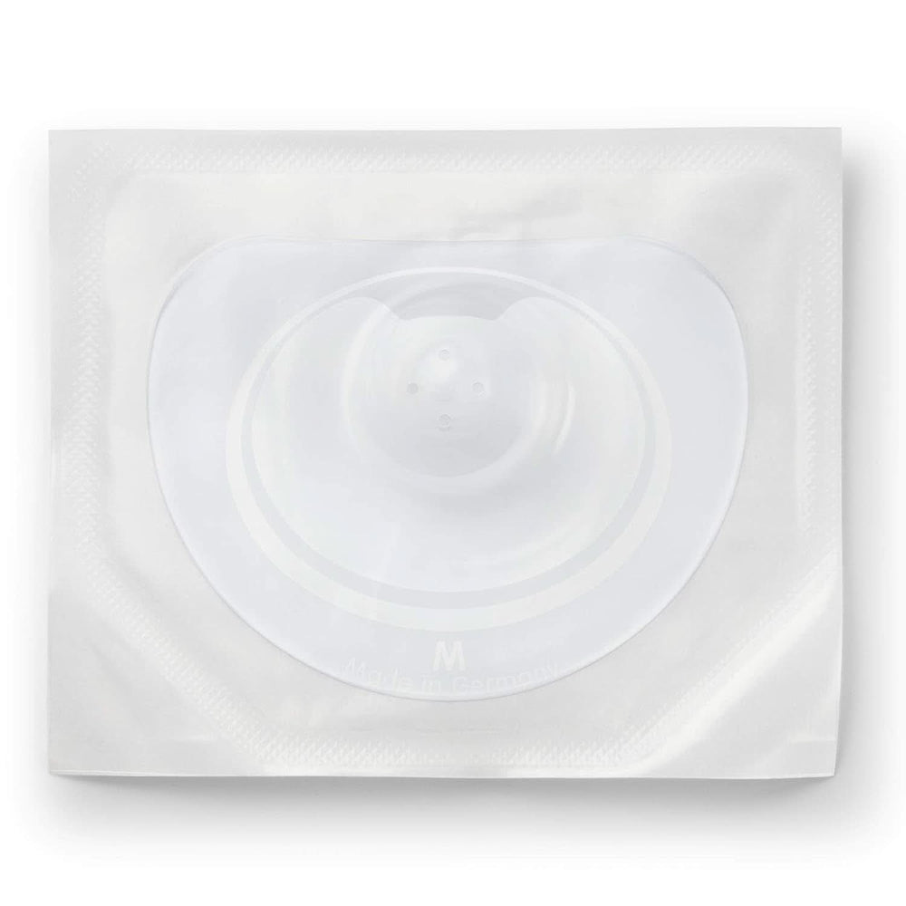 NUK Stillhütchen | Brusthütchen Zum Stillen | Schützt Vor Wunden Brustwarzen | Dünnes Silikon | Taille M (20Mm) | Y compris Schutzdose | 2 Stück Aliments pour bébés et accessoires d'allaitement Naty Shop