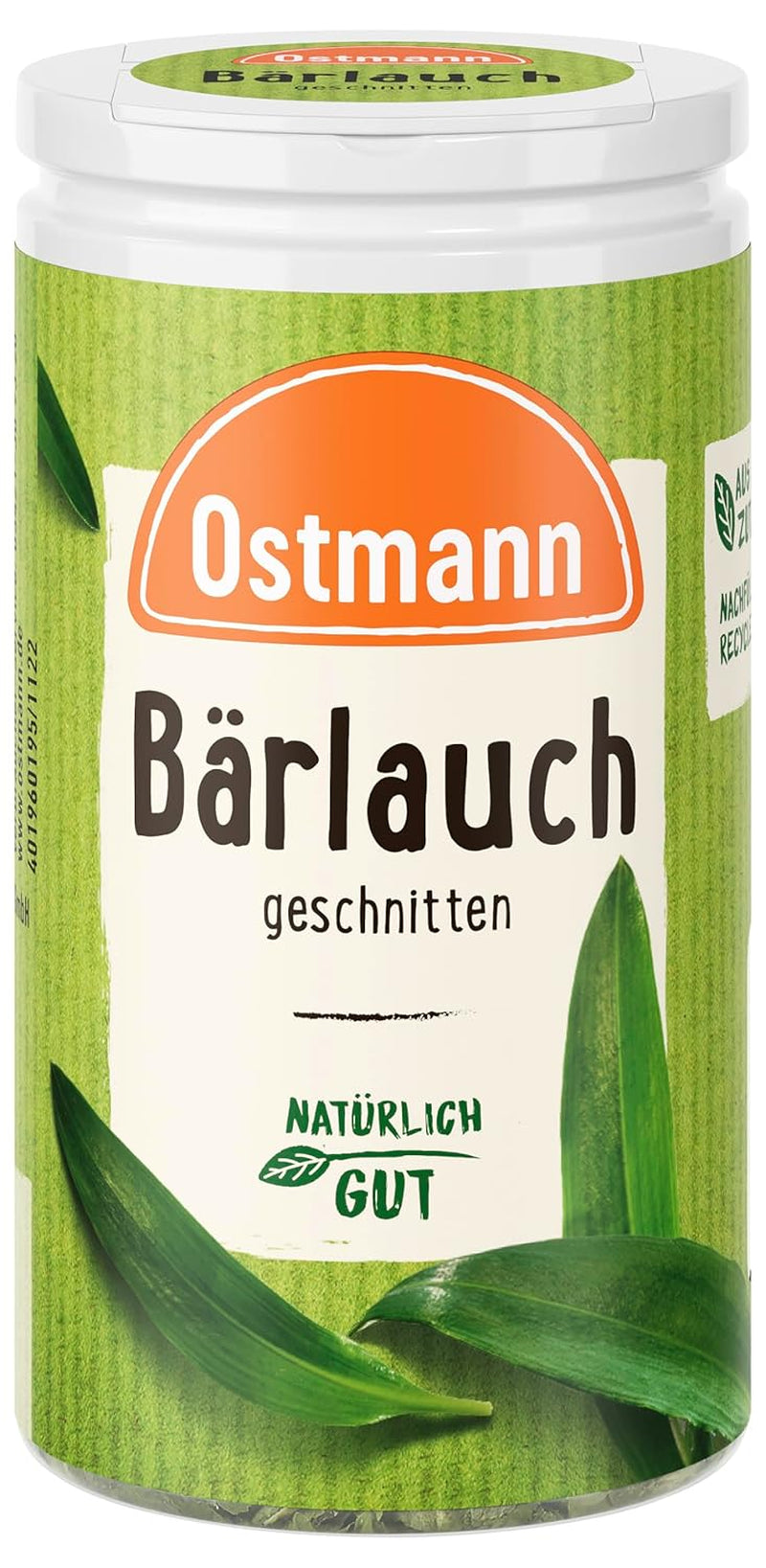 Ostmann Gewürze - Bärlauch geschnitten | Bouton lauch-Geschmack plus doux | Pour l'achat de produits de consommation de Quarkdips | 15 g dans Der Streudose