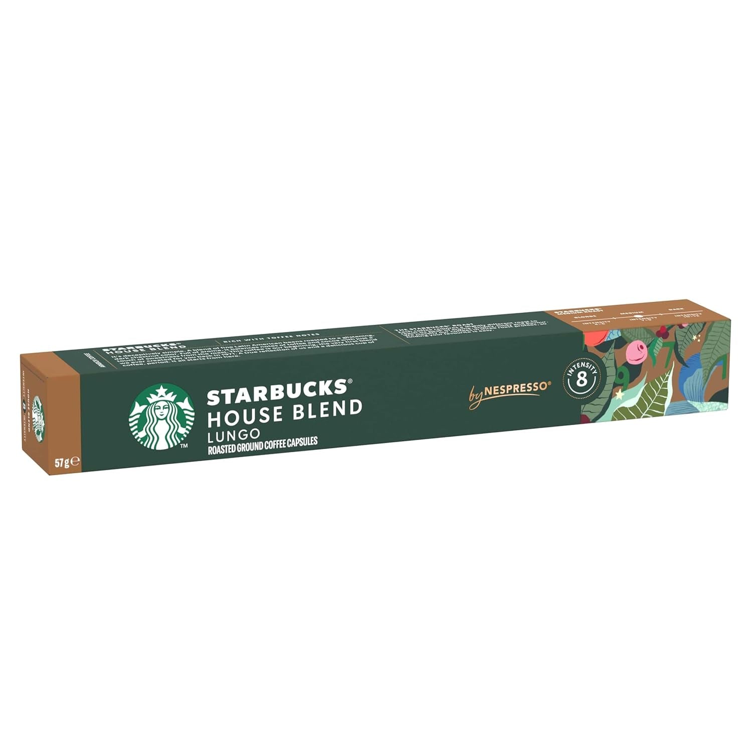 STARBUCKS House Blend de Nespresso, Mittlere Röstung, Kaffeekapseln 10 x 10 (100 Kapseln)