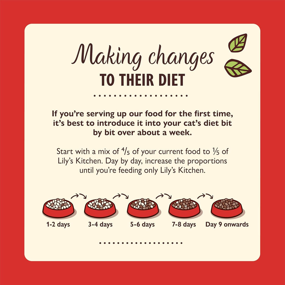 Hrană umedă Lily's Kitchen pentru pisici adulte, cu ingrediente naturale, pachet multiplu de tăvi, pate organic, fără cereale, 4 x (8 x 85g)