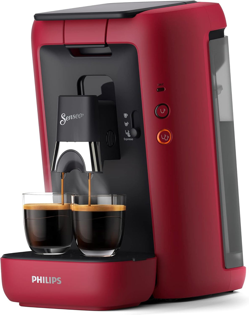 Machine à expresso à capsules PHILIPS Senseo Maestro - Technologie Intense Plus, Espresso de haute qualité, Design écologique, Réservoir d'eau 1,2 L, Fonction Mémo, Indicateur de détartrage (CSA260/60)