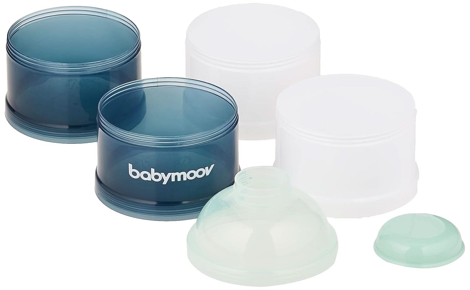 Babymoov Milchpulver-Portionierer, Arctic Blue, 4 Fächer Accessoires Alimentation et Allaitement Bebe Naty Shop