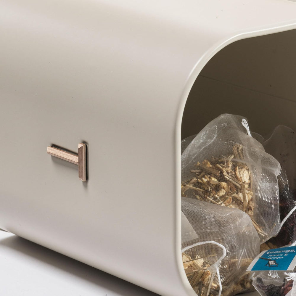 SALTER BW13729EU7 Ensemble de récipients pour thé, café et sucre – Conteneurs de rangement pour comptoir de cuisine, conteneurs de marquage en acier au carbone