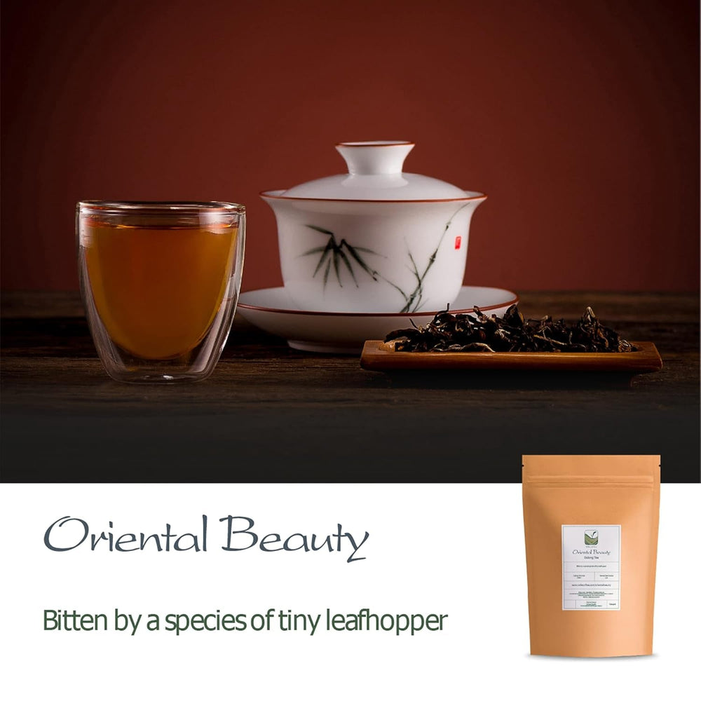 Oriental Beauty Thé Oolong de Taiwan - Dongfang Meiren Thé taïwanais - Wu Long White Tips ou Thé Bleu Wu Long Thé Thé bleu oriental Thé bleu Thé Olong Thé Olong Thé Oolong biologique Thé Oolong