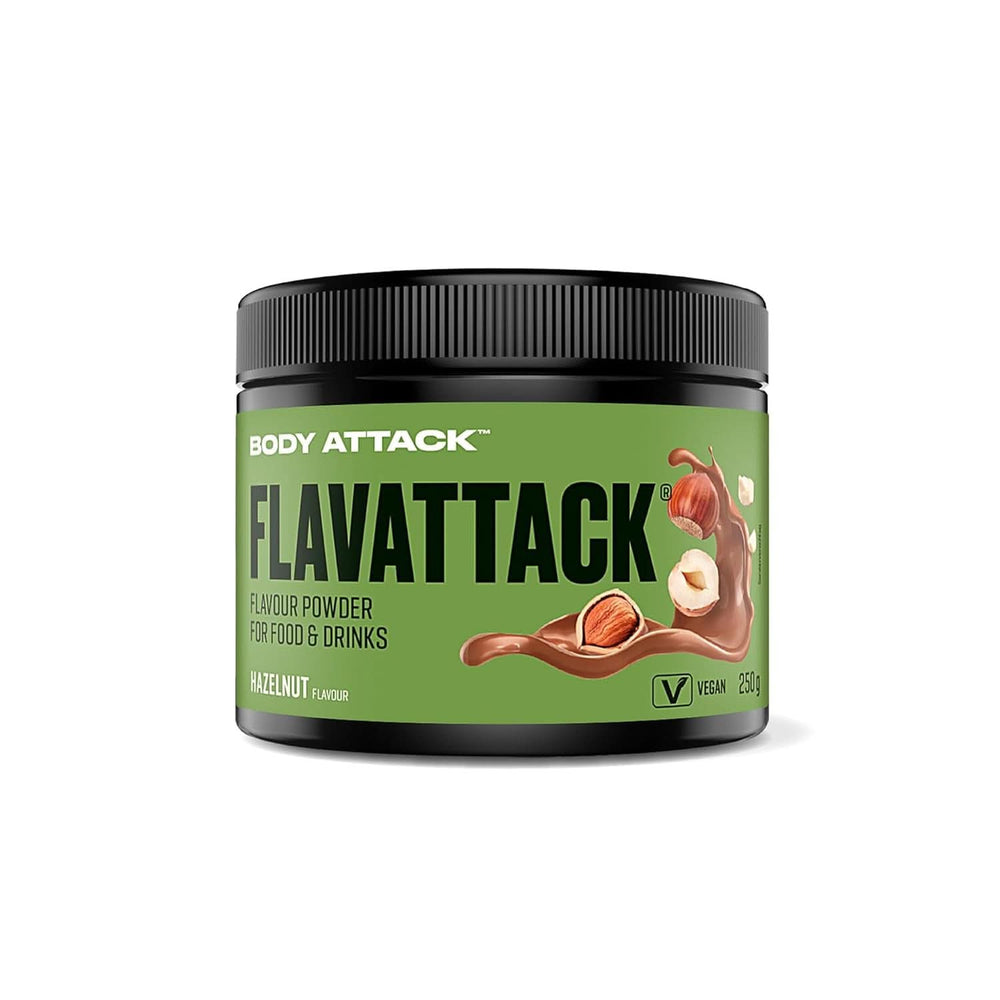Body Attack Flavattack®, Brownie Double Choc, 250G / 83 portions Saveurs Naty Shop 250 grammes Chocolat aux noisettes