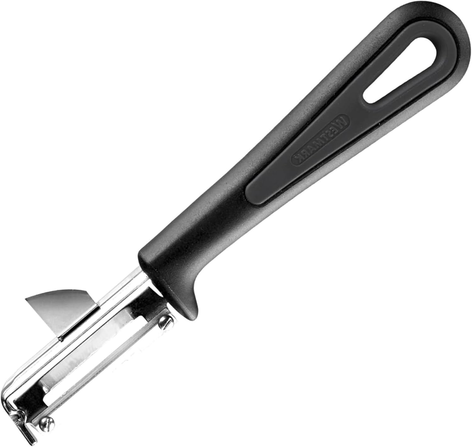 Westmark 29092270 Sparschäler Gallant, Pp/Tpe/Edelstahl, Schwarz/Rot, 16,5 x 3,7 x 2 cm éplucheur Naty Shop Gentle (pour gauchers)