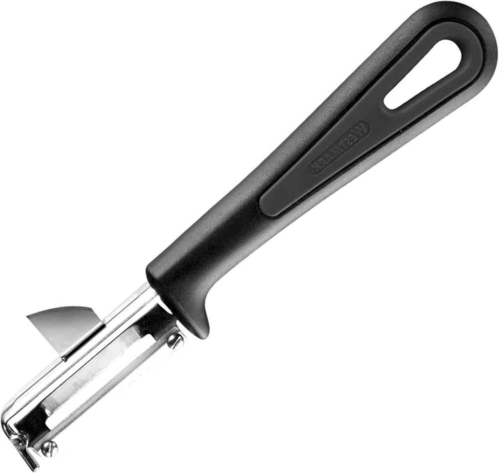 Westmark 29092270 Sparschäler Gallant, Pp/Tpe/Edelstahl, Schwarz/Rot, 16,5 x 3,7 x 2 cm éplucheur Naty Shop Gentle (pour gauchers)